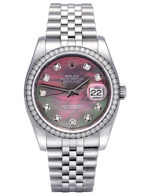 black mother of pearl rolex